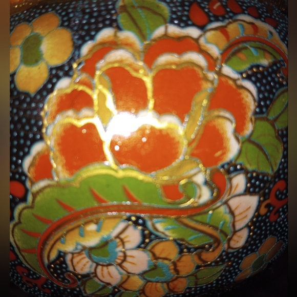 Vintage Beautiful Imari Pattern Bowl Planter EUC - Picture 6 of 11